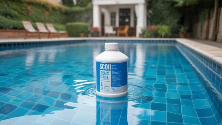 Can swimming pool bleach be used safely in residential pools?