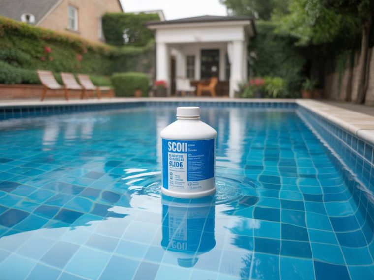 Can swimming pool bleach be used safely in residential pools?