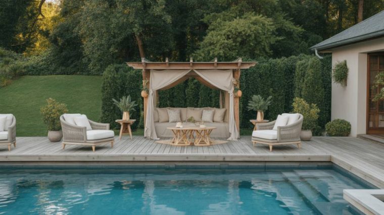 How to design a year-round poolside wellness retreat for luxury outdoor living